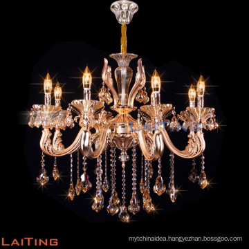 LED crystal chandelier European villa living room dining room chandelier creative crystal candle chandelier LT-88616